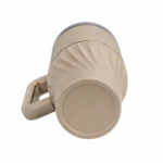 Midavo Beige Travel Tumbler with Straw Lid and Carry Handle - Image 4